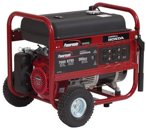 Powermate PM0497000.04 8,750 Watt 389cc 13HP Honda GX390 Gas Powered ...