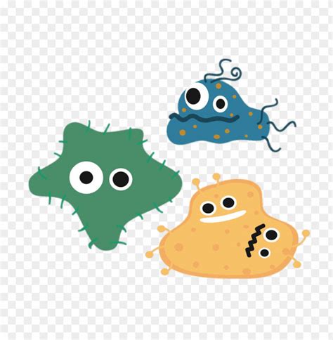 Free download | HD PNG different bacteria cartoon clipart png photo - 65582 | TOPpng