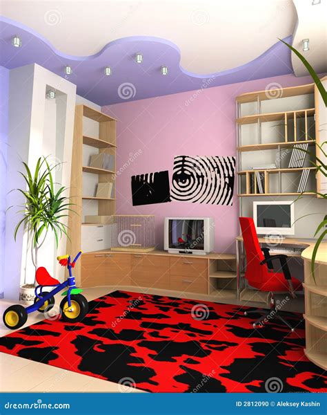 Children s room stock illustration. Illustration of ornate - 2812090