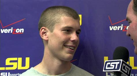 LSU Postgame Interview with Punter, Brad Wing - YouTube