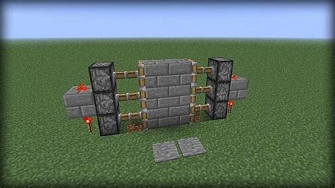 How To Make A Piston Door In Minecraft Minecraft Blog