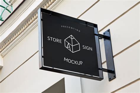 Store Sign Mockup - Mockup World