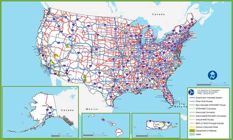 map usa freeways - 28 images - maps united states highways, best photos of free printable us ...