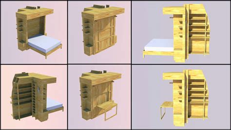 Furniture: DIY Open Source Dome-Home Furniture Plans, Cost, Assembly