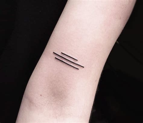 Straight lines tattoo by Taranis Tribe | Photo 29965