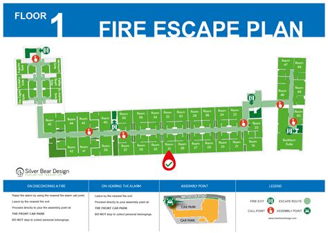 Evacuation Plans for Hotels | Silverbear Design