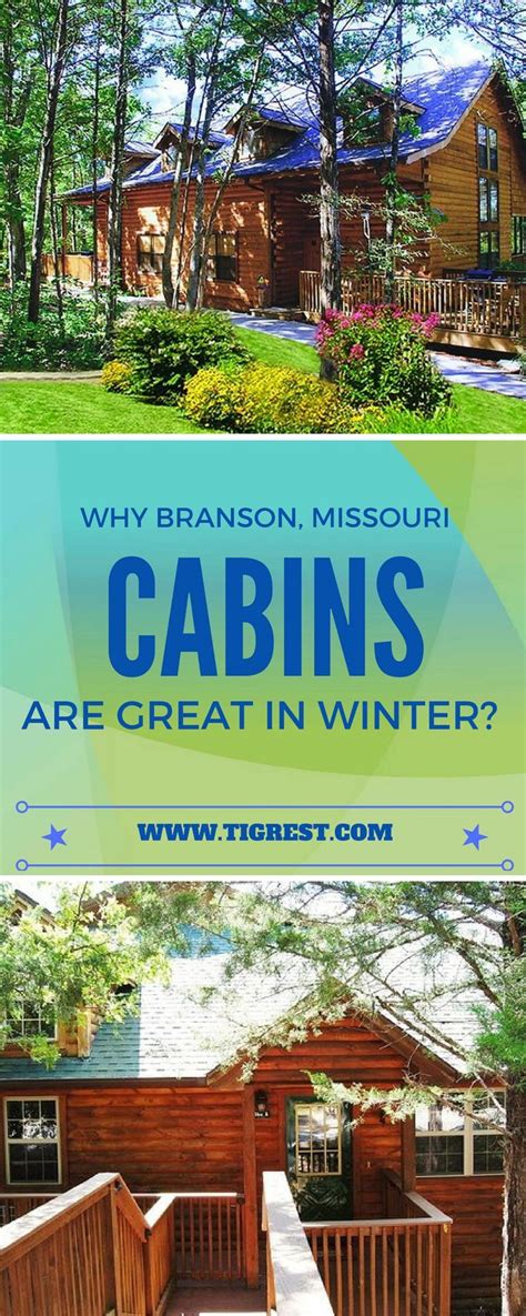 Branson Missouri is a great winter destination. Staying at a log cabin ...