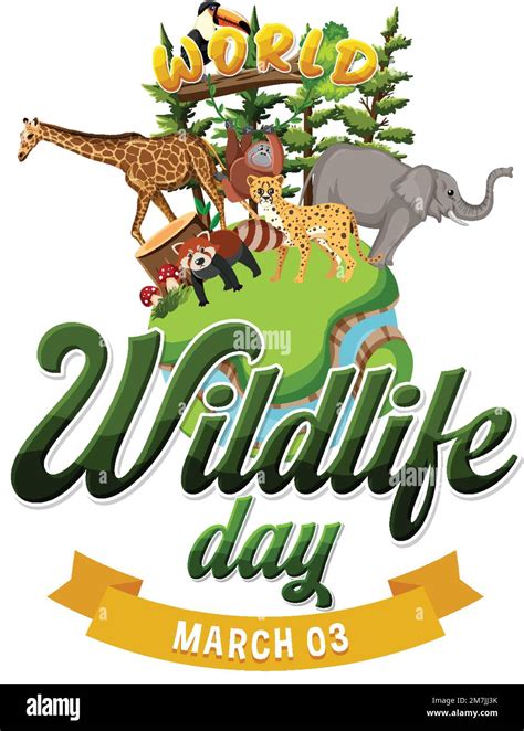 World wildlife day logo illustration Stock Vector Image & Art - Alamy