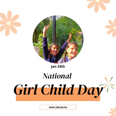 National Girl Child Day – KGNF