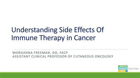 (PDF) Understanding Side Effects Of Immune Therapy in Cancer · MRI spine, NCVs, LP for workup ...