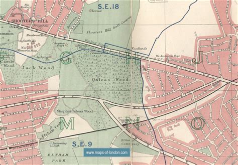 Map of Eltham, London