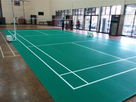 Harmony Carpet: Instalasi Lapangan Badminton @ Mabes TNI AL Cilangkap Jakarta, 4 Mei 2015