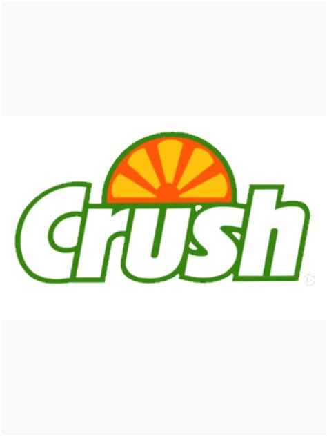 "Crush soft drink logo" Poster by Coolio-designs | Redbubble