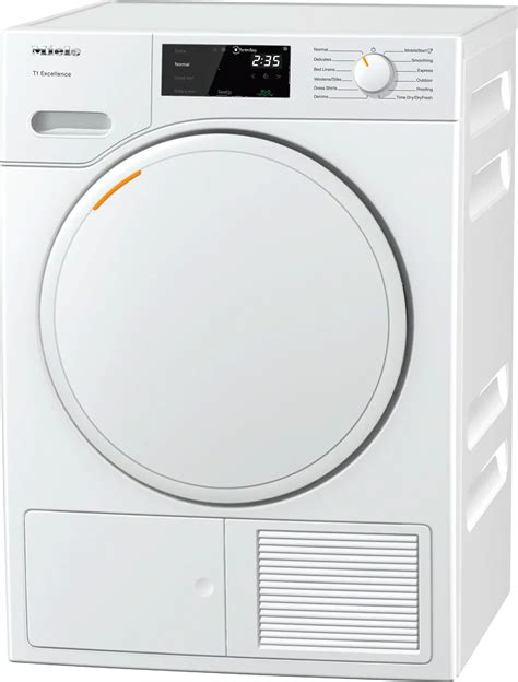 Miele T1 4.0 Cu. Ft. White Edition Lotus White Heat-Pump Tumble Dryer ...