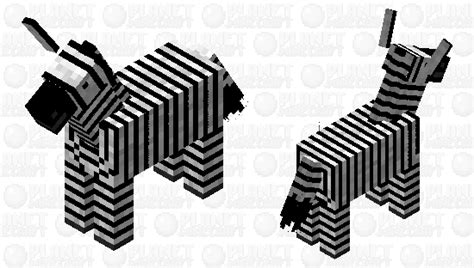 Zebra Minecraft Mob Skin