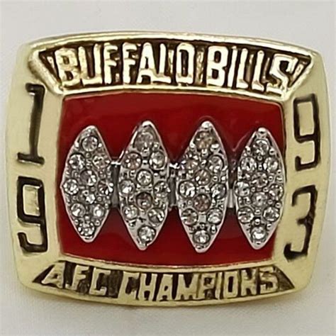 Super Bowl Afc 1993 Buffalo Bills World Championship Ring Fashio ...