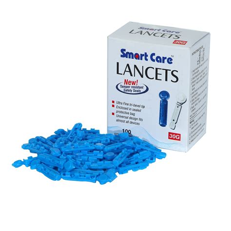 Smart Care Lancet Needle - 100 Pieces (Pack of 3): Amazon.in: Health & Personal Care