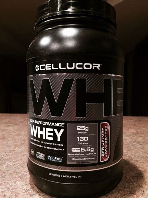 Cellucor whey protein - red velvet cupcake. Amazing!!! High Protein ...