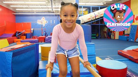 Gymnastics with Cali | Cali's Playhouse - YouTube