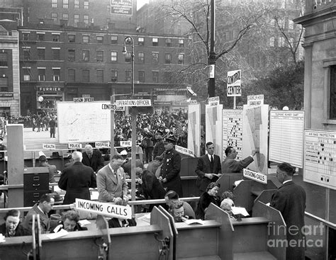 Wwii Air Raid Drill In New York City Photograph by Bettmann - Fine Art ...