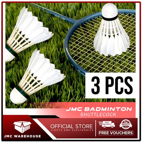 JMC 3Pcs Badminton Shuttlecocks Sports Fitness Aerodynamics Shuttlecock Feather Shuttlecock ...