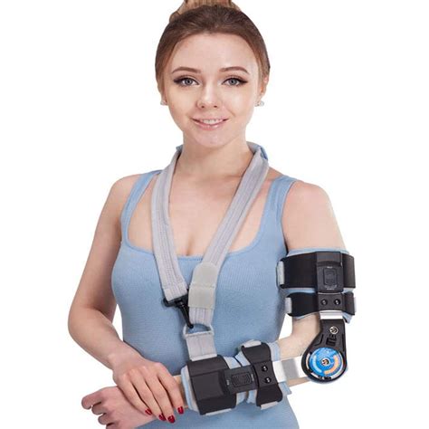 Buy NACHEN Elbow Arm Sling Hinged Brace with Sling, Adjustable Post OP ...