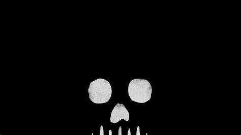 Skull Black Background ·① WallpaperTag