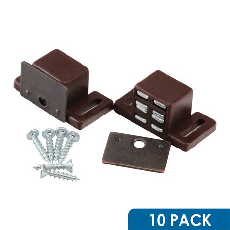 Rok Hardware Heavy Duty High Magnetic Cabinet Door Catch Latch, Brown, 10 Pack 609792649345 | eBay