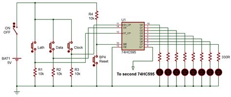 74hc595 circuit diagram - Wiring Diagram and Schematics