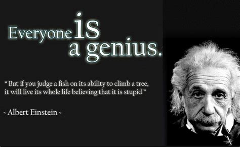 Amazon.com: Gatsbe Exchange 12 x 18 XL Poster Albert Einstein Quote Everyone is A Genius ...