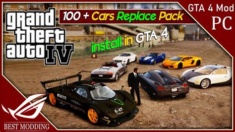 How to Install 100+ Car Replace Pack in GTA 4 | All-New Real Life Cars ...