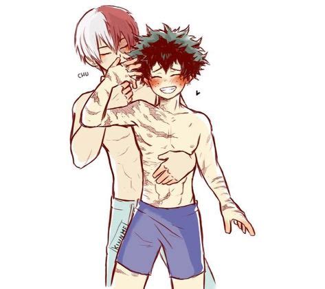 Todoroki Kissing Deku ~ Todoroki Deku Izuku Midoriya | Giyarisyah