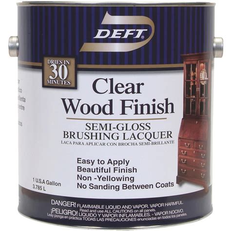 Deft Interior Lacquer, Clear Wood Finish - Walmart.com