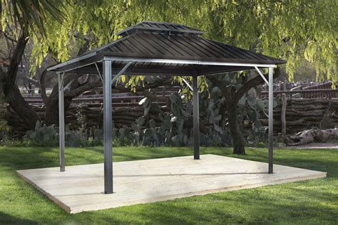 Sojag Genova II Double Roof Gazebo, 12 x 16 ft, Gazebos for Patios and Entertaining - Walmart ...