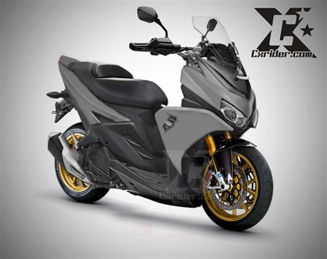 Modifikasi Yamaha Aerox 125 LC , Nmax pun kesaing - cxrider.com