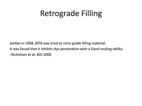 Mineral trioxide aggregate