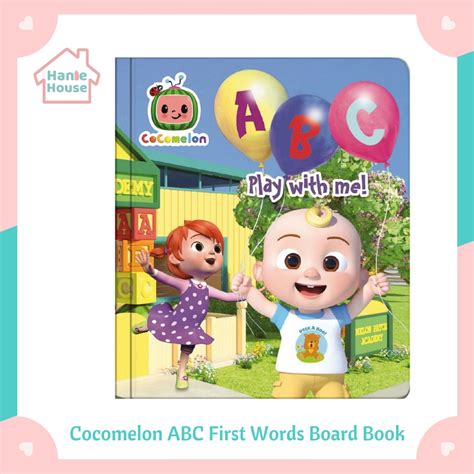 Cocomelon ABC First Words Board Book (Preschool Learn Alphabet ...