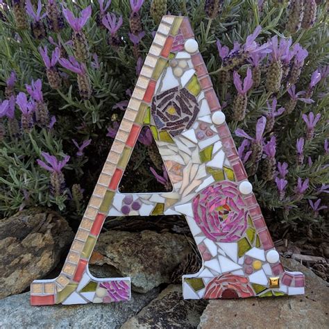 Mosaic Letter - Etsy