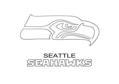 Seahawks Logo Outline