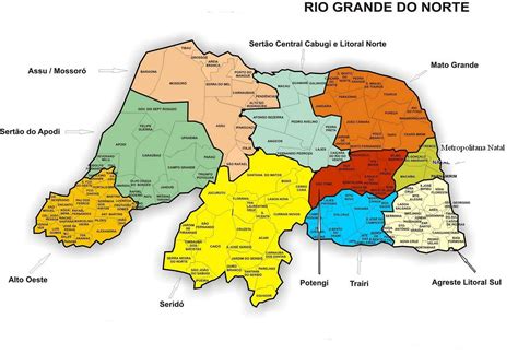 Mapas do Rio Grande do Norte | MapasBlog