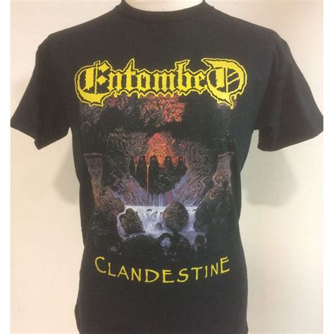 ENTOMBED clandestine, T-SHIRT for sale on osmoseproductions.com