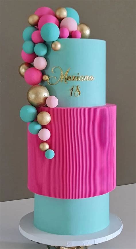 18th Birthday Cake Ideas for a Memorable Celebration : Bright Pink ...