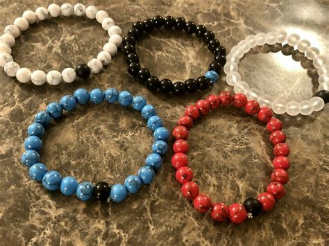 Simple Bead Bracelet- multiple colors available
