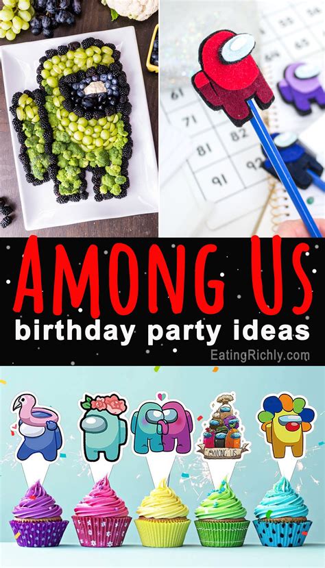 Among Us Birthday Party Ideas | Bday party kids, Birthday party games for kids, Birthday party