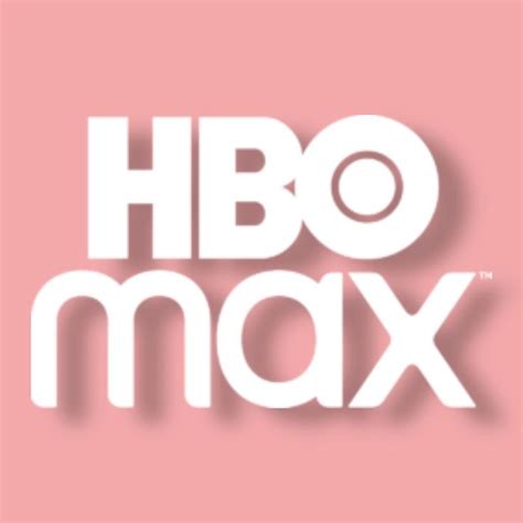 the hbo max logo on a pink background