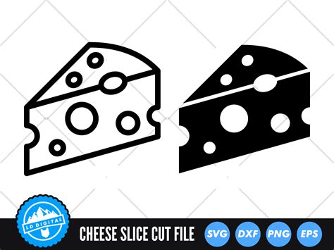 Cheese SVG | Cheese Wedge Slice SVG By LD Digital | TheHungryJPEG