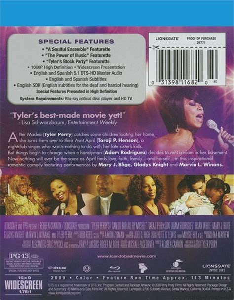 I Can Do Bad All By Myself (Blu-ray 2009) | DVD Empire