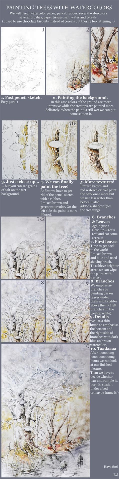 Tree Tutorial by GrimDreamArt on DeviantArt