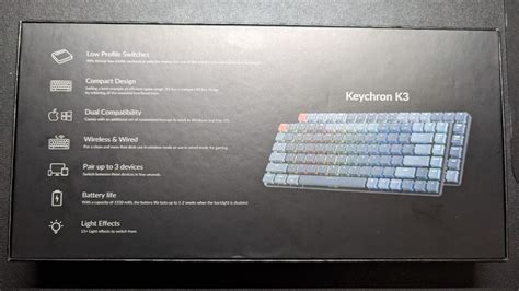 Keychron K3 V2 - RGH Backlight, Computers & Tech, Parts & Accessories ...