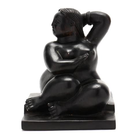 After Fernando Botero (colombian, B. 1932), Seated